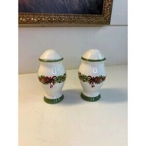 Christopher Radko Salt/Pepper Shakers Holiday